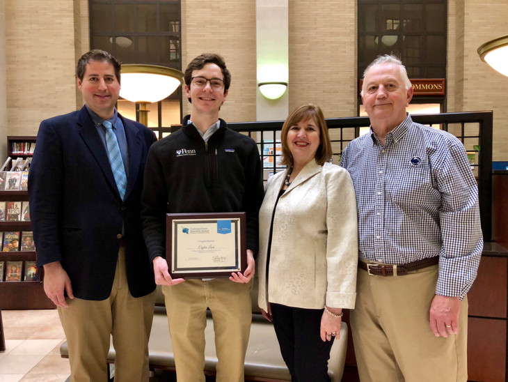 Cuyler Luck earns John Sr. and Kimlyn Patishnock Grand Prize at Undergraduate Research Exhibition