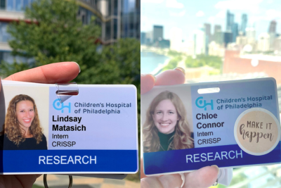 CRISSP ID cards for Connor and Matasich
