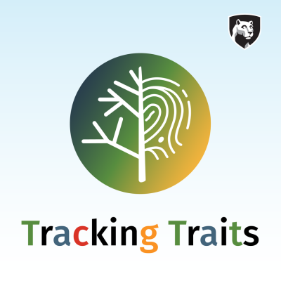 Tracking Traits logo with tree and fingerprint