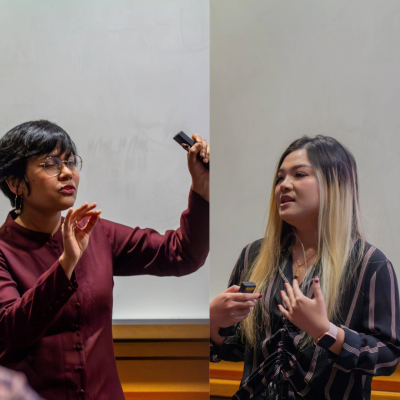 Unnati Akhouri and Quynh Nhu Le