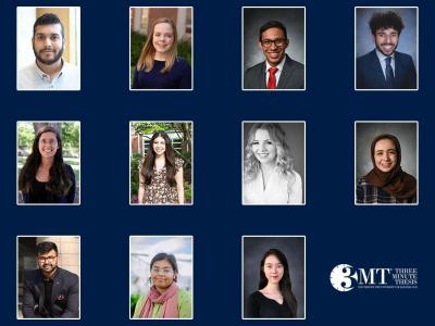 collage of student finalists