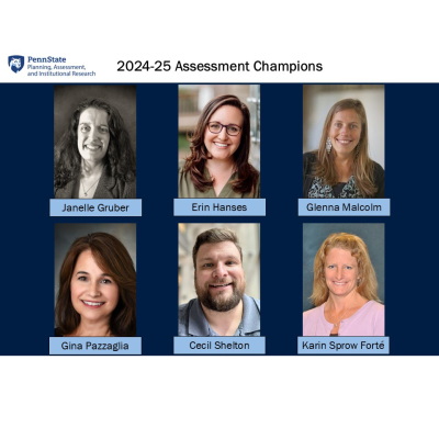 Headshots of the inaugural cohorts of OPAIR's Assessment Champions