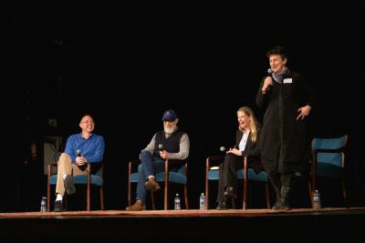 panel of experts on stage