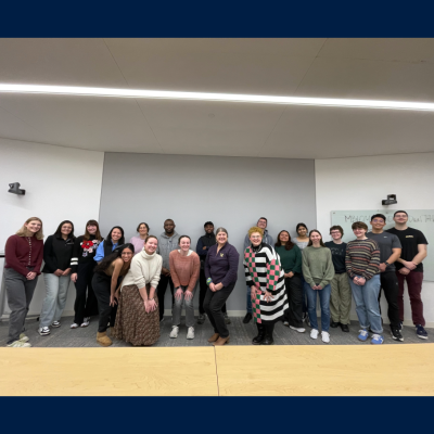 Group of students in the Microbiome sciences doctoral program.