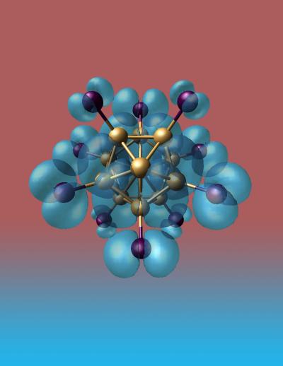 Artist's rendition of an aluminum-iodine "Superatom" identified by the Castleman group at Penn State and the Khanna group at Virginia Commonwealth University. Credit: D.E. Bergeron, P.J. Roach, A.W. Castleman, N.O. Jones, and S.N. Khanna