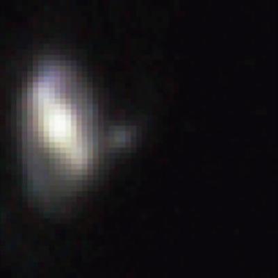 SDSS-II images of a Type Ia supernova on the rise