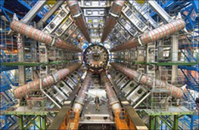 Particle detector at the Large Hadron Collider. Credit: CERN