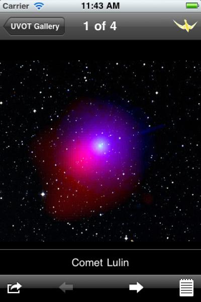 A screenshot showing the Swift app interface.