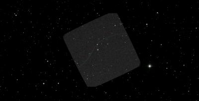 Starry sky with gray overlay.