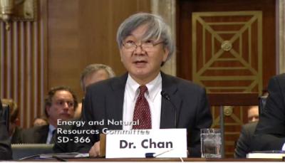 Moses Chan Testifies Before U.S. Senate on Helium Reserve
