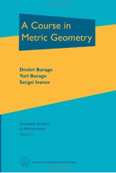 A Course in Metric Geometry book cover