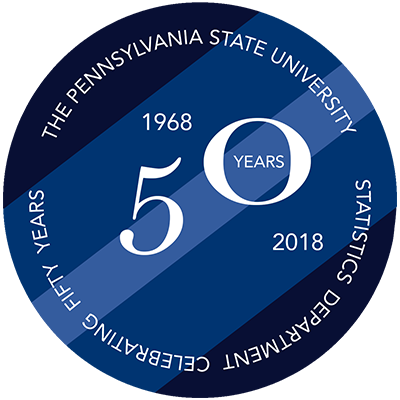 Statistics 50th anniversary logo