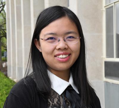Wenrui Cai is a math tutor at Penn State Learning and helped to develop the new Math 110 packets. Photo credit: Sean Yoder