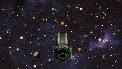 Artist's impression of NASA's Kepler space telescope