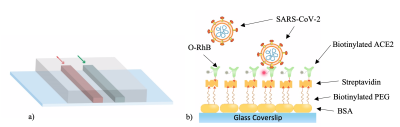 Real-Time Continuous Sensing of SARS-CoV2 using a Microfluidic Assay Platform