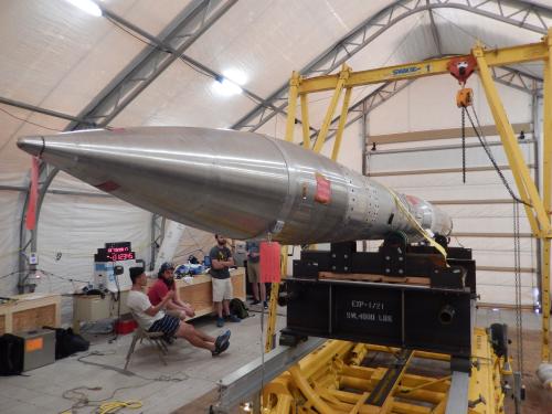 Sounding Rocket that carried the X-ray grating spectrograph before being launched