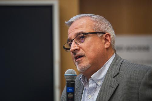Mauricio Terrones spoke at the Eberly College of Science's inaugural Science Matters: Spotlight Sessions event, “Celebrating Penn State’s Milestones in Physics.”