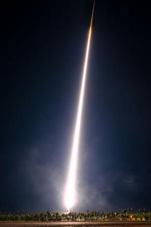 Sounding rocket launch