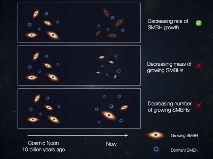 scenarios explaining black hole growth