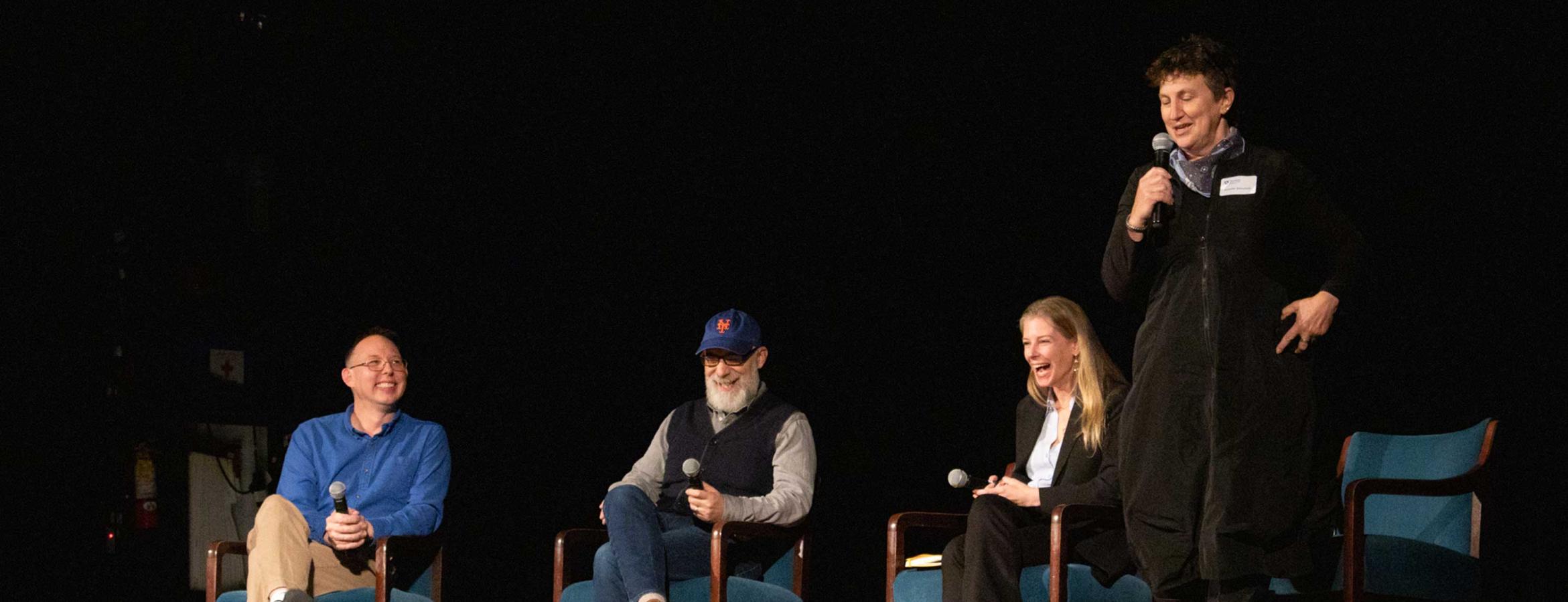 panel of experts on stage