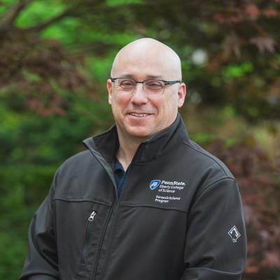 photograph of Forensic Science program director Jason Brooks