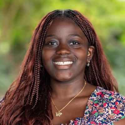 Image of woman smiling at camera