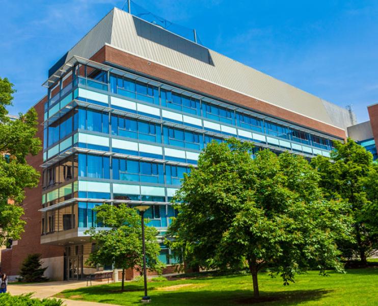 Chemistry Building during the summer.