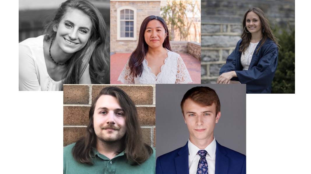 A collage of images of our Spring 2022 Student Marshals