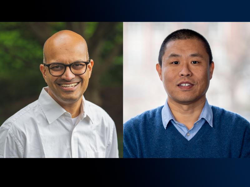 Santhosh Girirajan and Wenrui Hao for the 2026 Ashtekar Frontiers of Science.