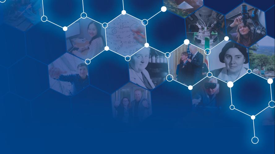 Science impact timeline hero banner image.