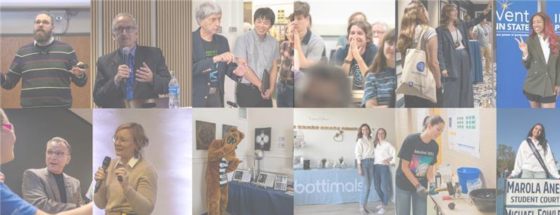 Collage of images from the 2025 for the home page.