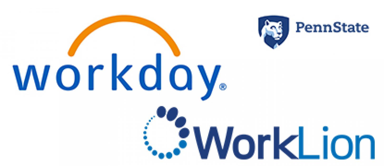 Penn State's Worklion and Workday Logos