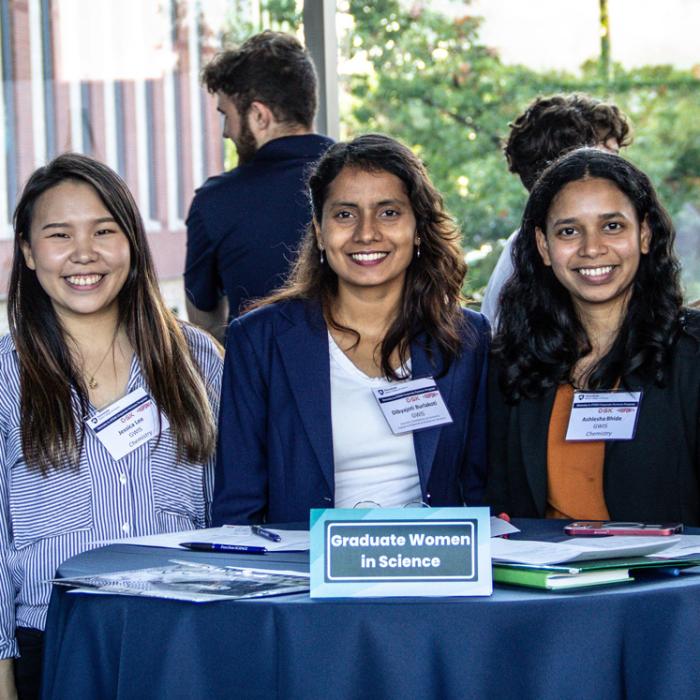 Coed students at the 2022 GWIS event.