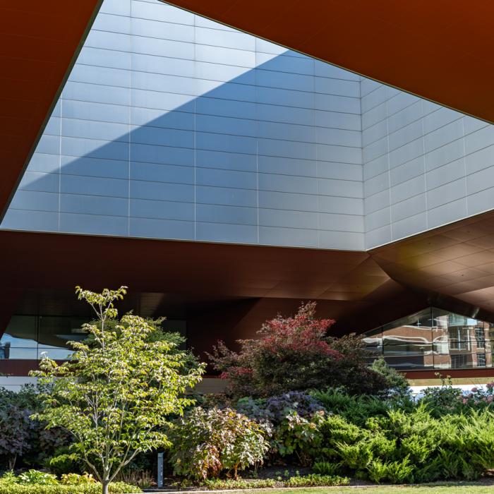 A photo of the outdoor space near the Millennium Science Complex at the University Park campus.