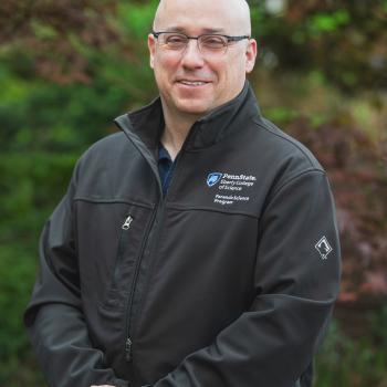 photograph of Forensic Science program director Jason Brooks