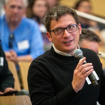 Penn State LIGO member Chad Hanna spoke at the college's “Celebrating Penn State’s Milestones in Physics” event on Sept. 5.
