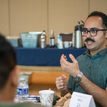 Attendees at the World Café to Lift the Postdoc Community