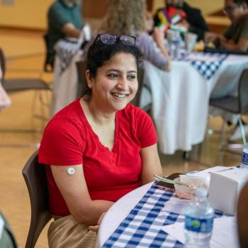 Attendees at the World Café to Lift the Postdoc Community