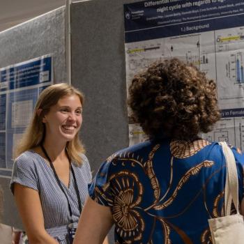 Poster sessions featured posters from the 18 universities in the Big Ten as well as universities in the Mid-Atlantic and New England regions.
